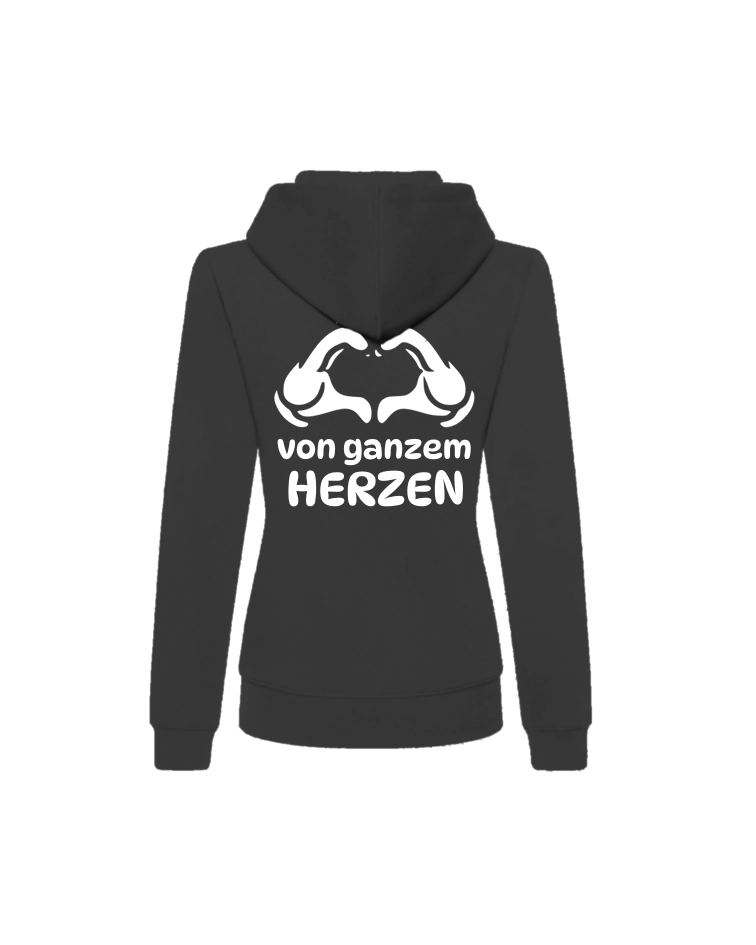 F*CK DICH von ganzem Herzen Hoodie sw-ws