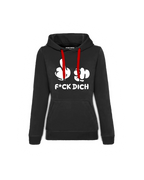 F*CK DICH von ganzem Herzen Hoodie sw-ws