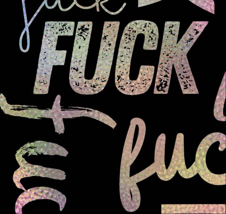 Fuck Kleid Rundhals sw